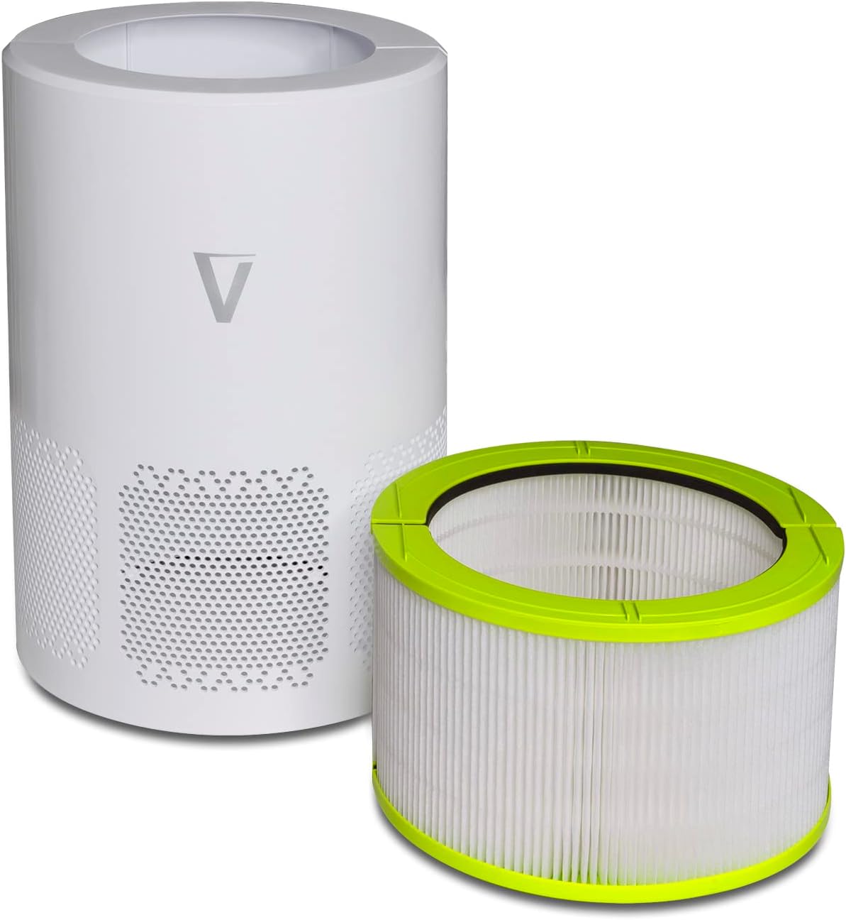 HOTSNAP Bladeless Tower Fan Heater & Air Purifier - 3-in-1 with HEPA H13 Filter, Remote Control, 10 Speeds, Quick Silver