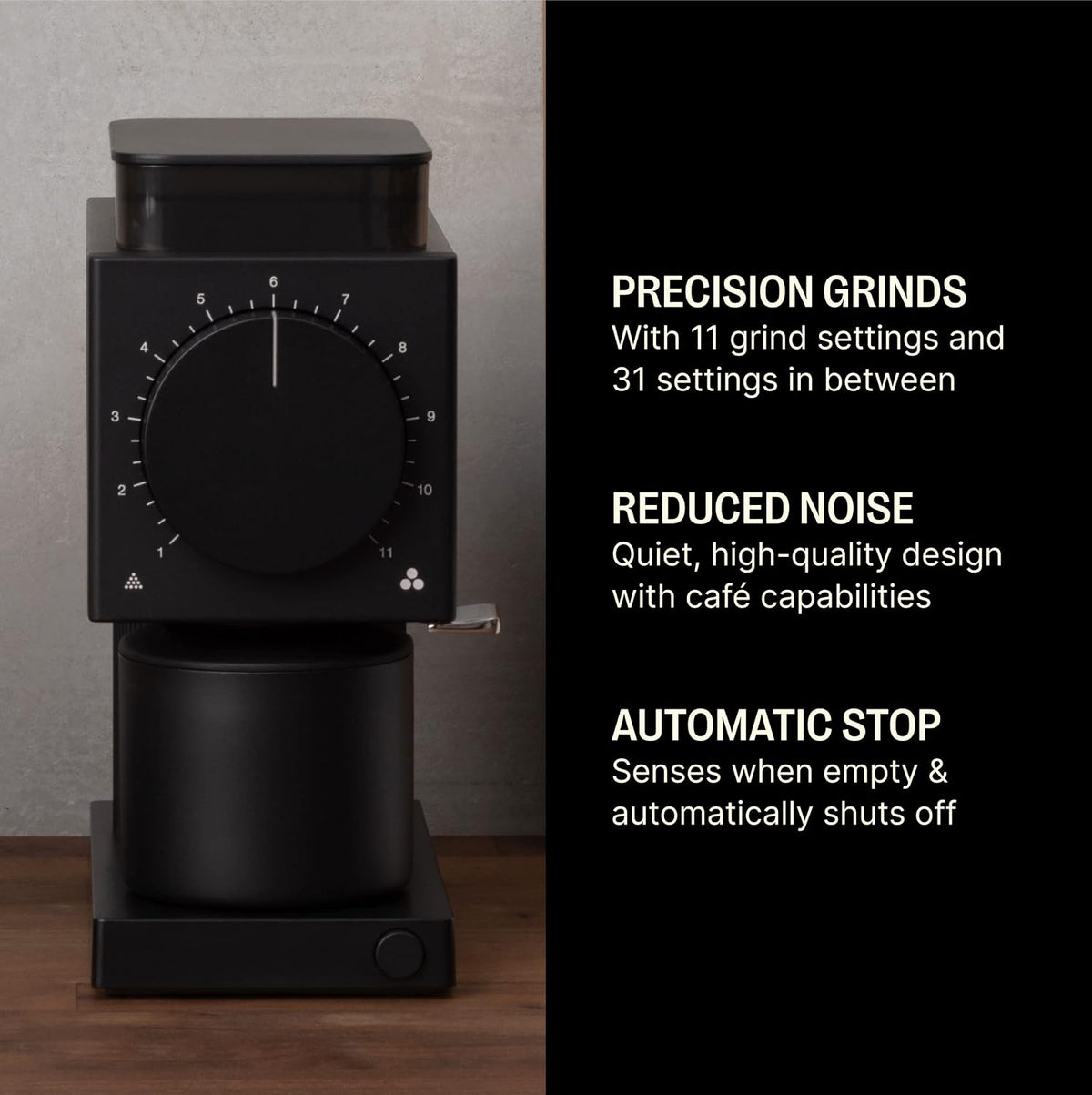 Fellow Ode Gen 2 Coffee Grinder - 64mm Flat Burr, 31 Settings, Quiet