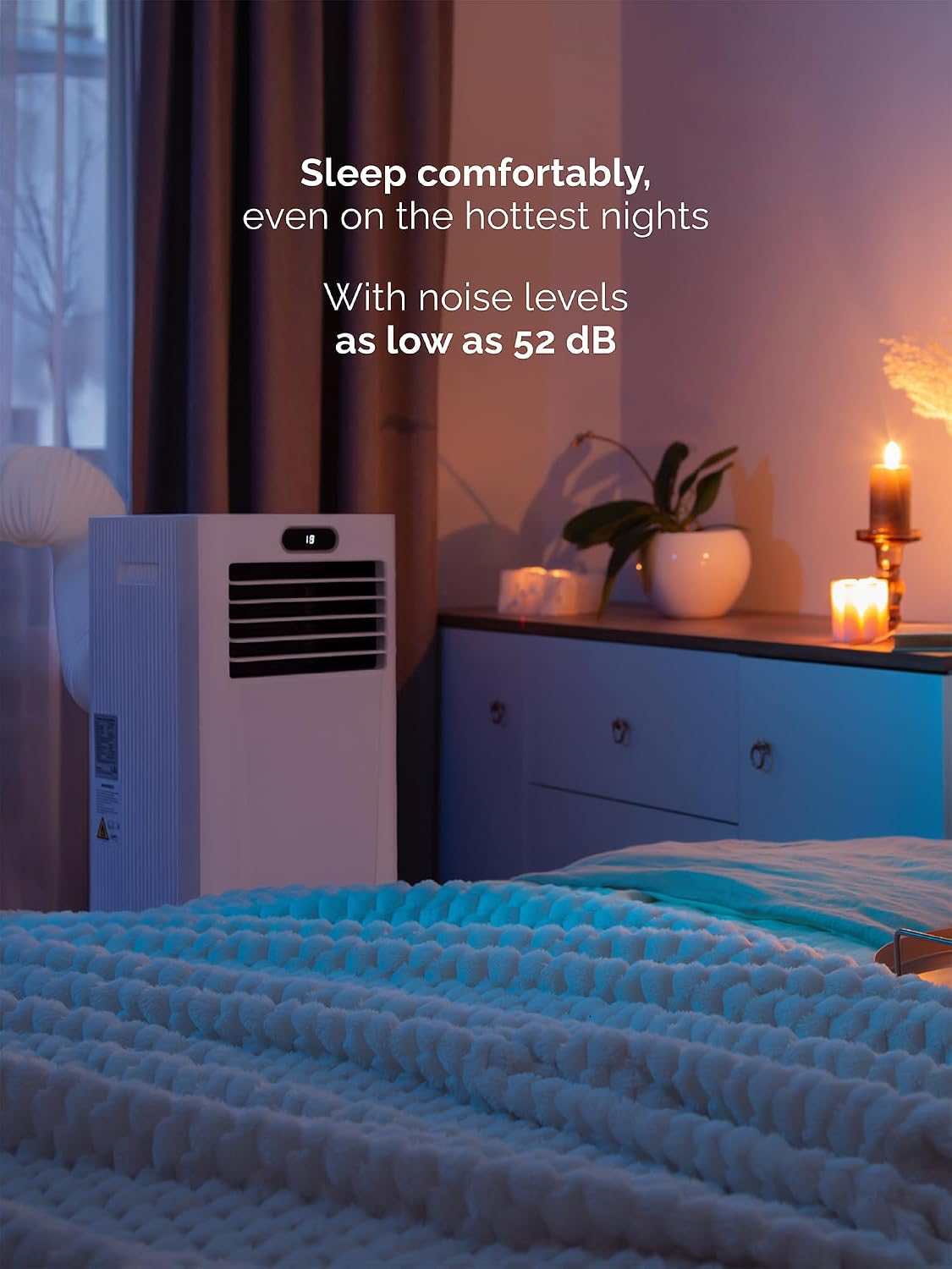 Meaco MC8000RPRO Portable Air Conditioner - 8000 BTU, A Energy Rating, App & Voice Control, White