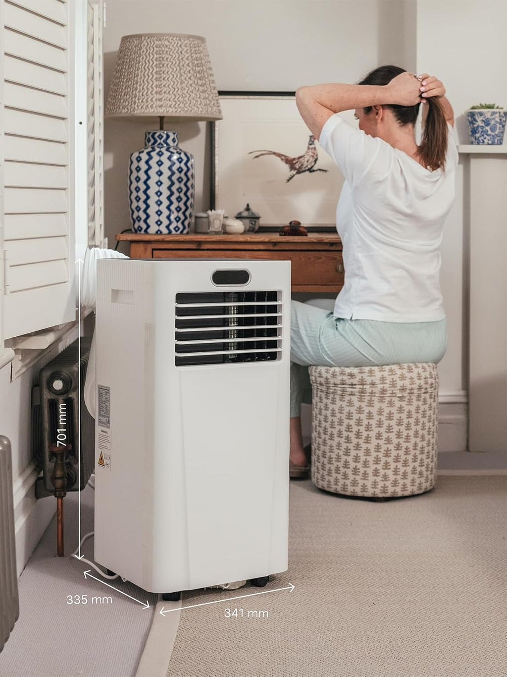 Meaco MC8000RPRO Portable Air Conditioner - 8000 BTU, A Energy Rating, App & Voice Control, White