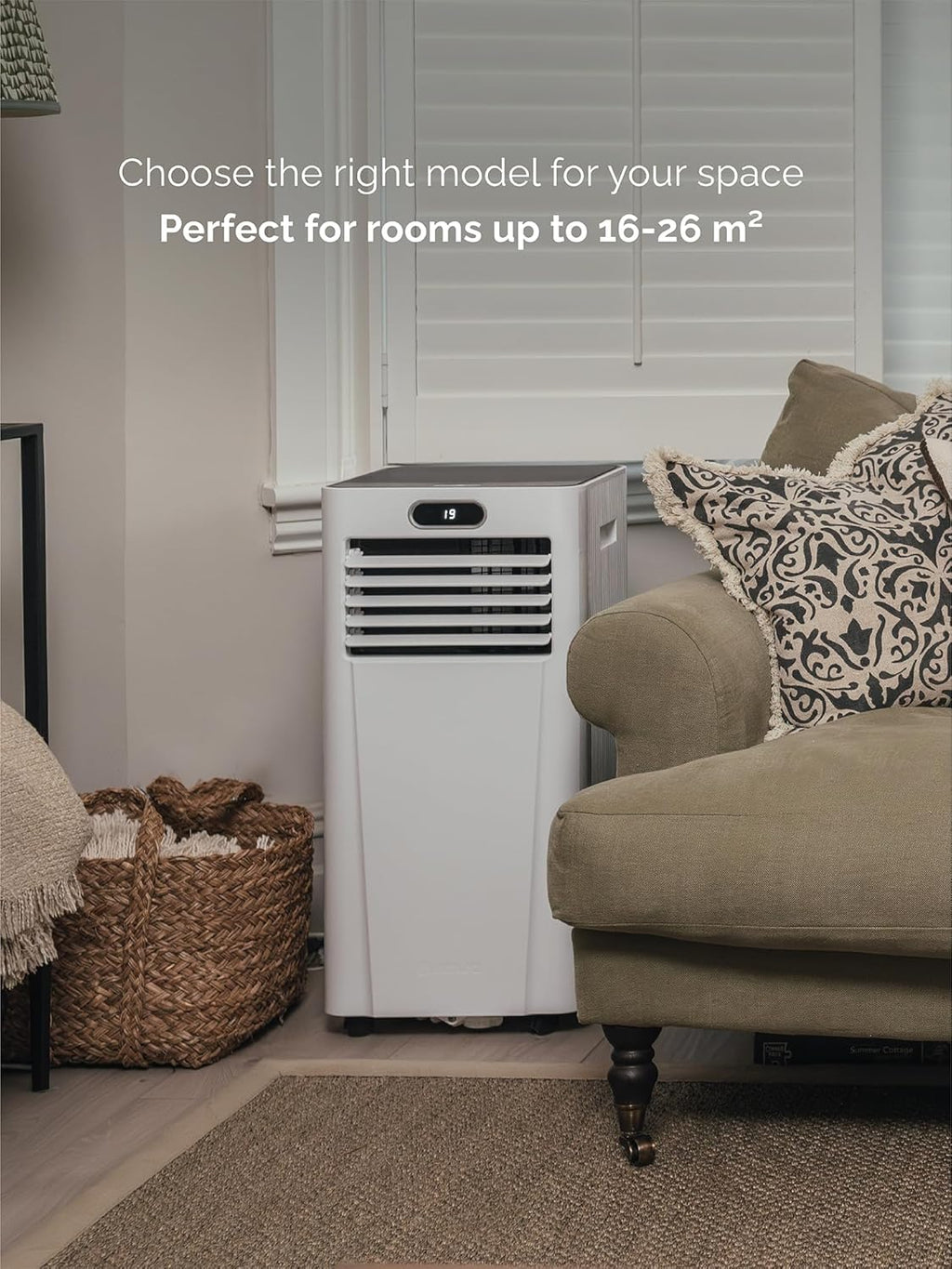 Meaco MC8000RPRO Portable Air Conditioner - 8000 BTU, A Energy Rating, App & Voice Control, White